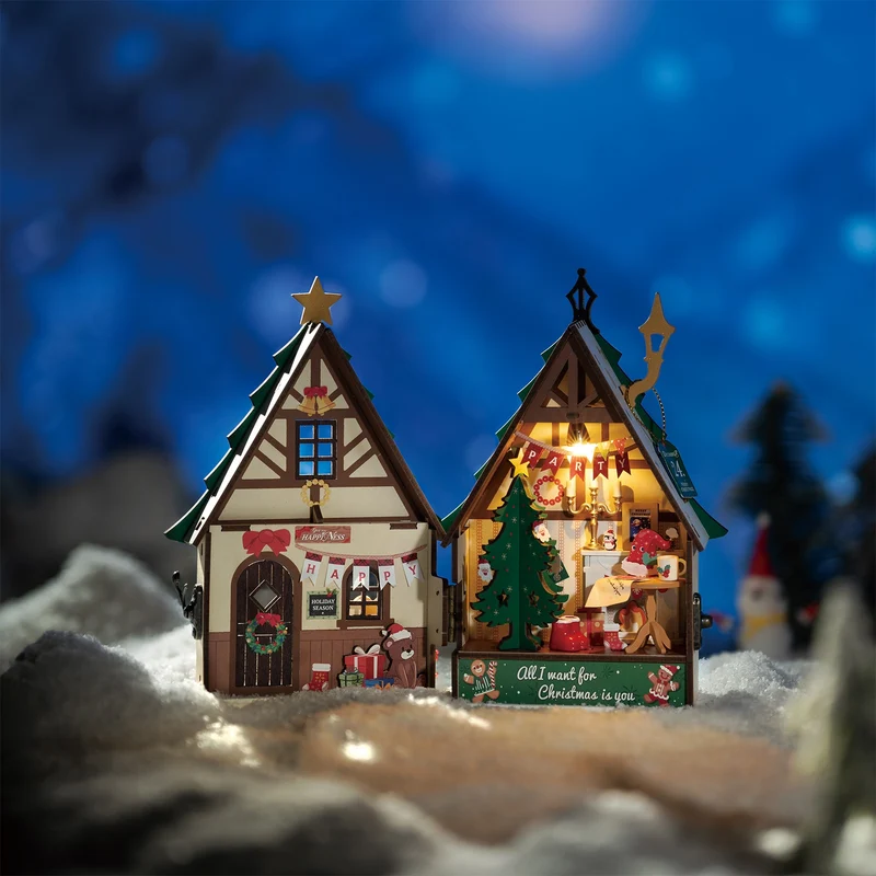 Robotime Twinkling Christmas House DS036