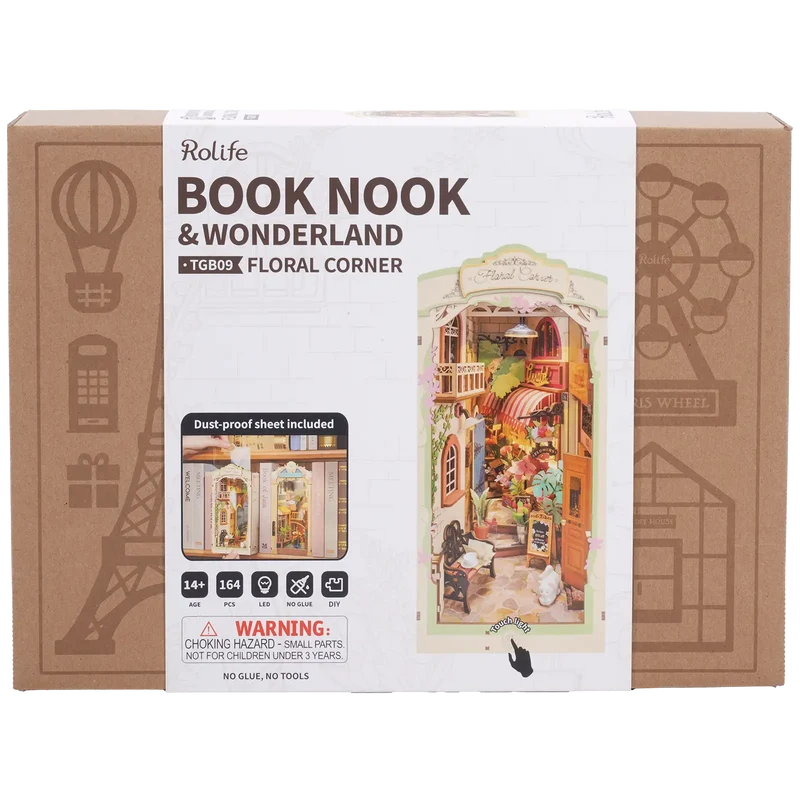 Robotime Book Nook Floral Corner TGB09