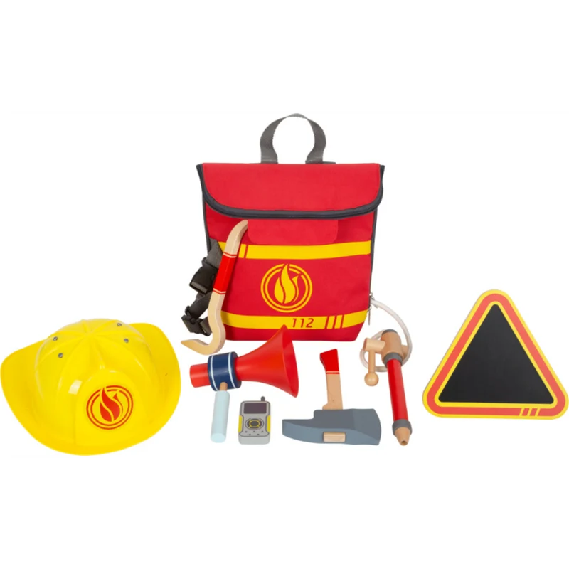 Small Foot 12361 Feuerwehrrucksack, 8-teilig