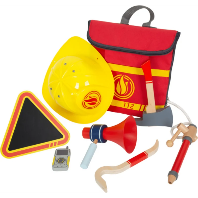 Small Foot 12361 Feuerwehrrucksack, 8-teilig