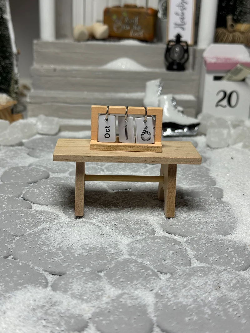 Klapp-Kalender Miniatur