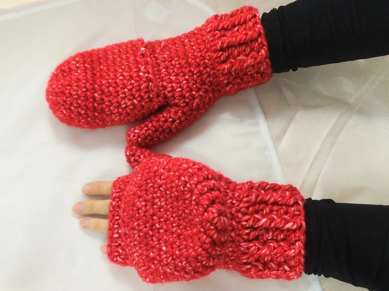 Handschuh-Stulpen Häkelanleitung