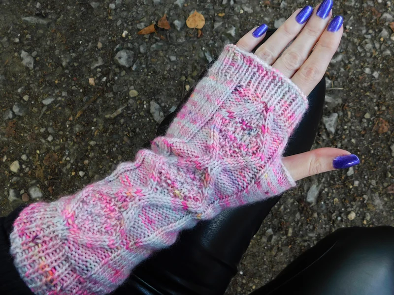 Armstulpen ZAUBERFEE Strickanleitung