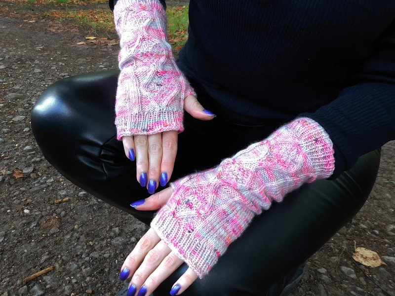 Armstulpen ZAUBERFEE Strickanleitung