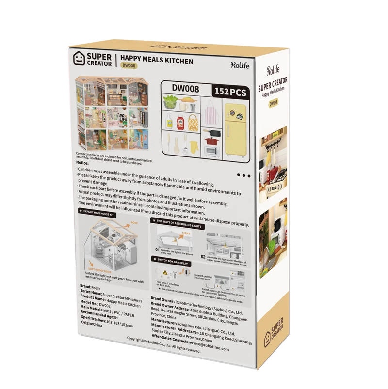 Robotime Happy Meals Kitchen DW008