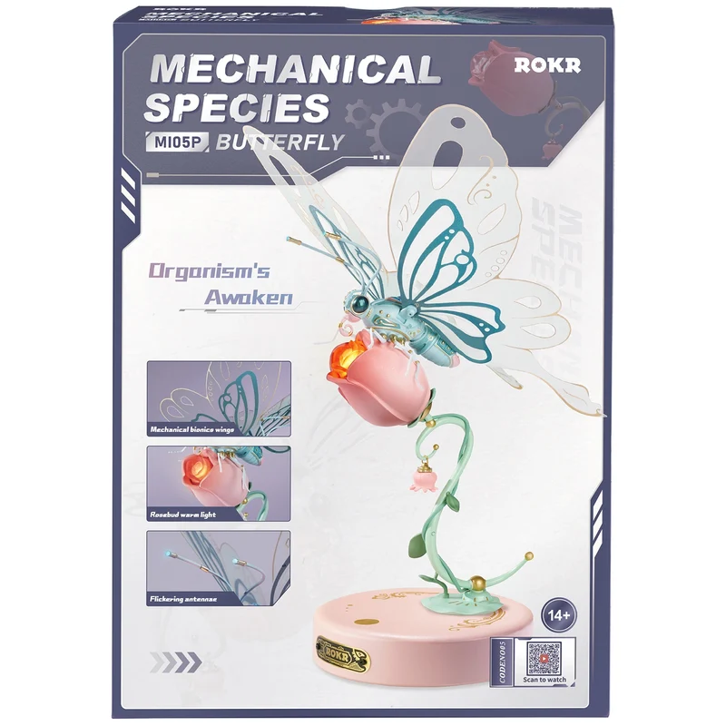 Robotime Butterfly (Pink) MI05P