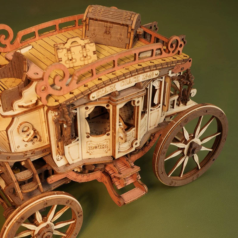 Robotime Stagecoach Music Box AMKA1