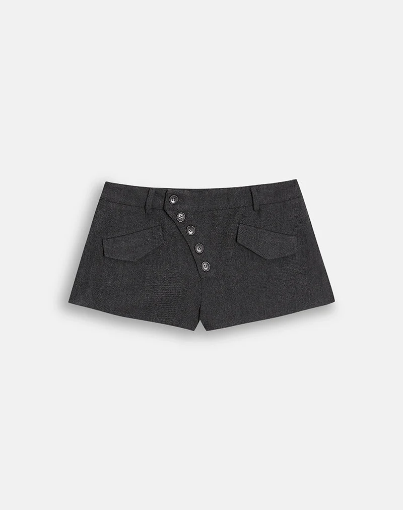 Penida Mini-Shorts aus „Heritage Twill“ in Grau