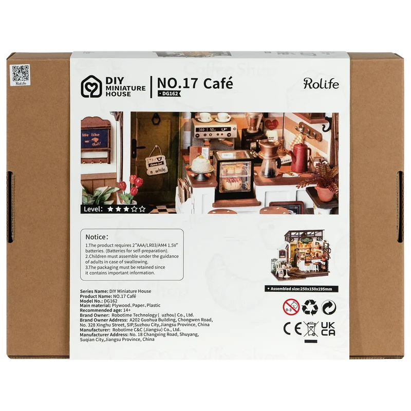 Robotime No.17 Slow Life Café DG162