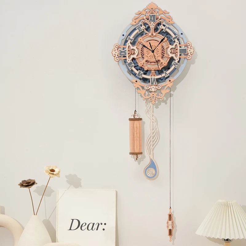 Robotime Romantic Notes Wall Clock LC701