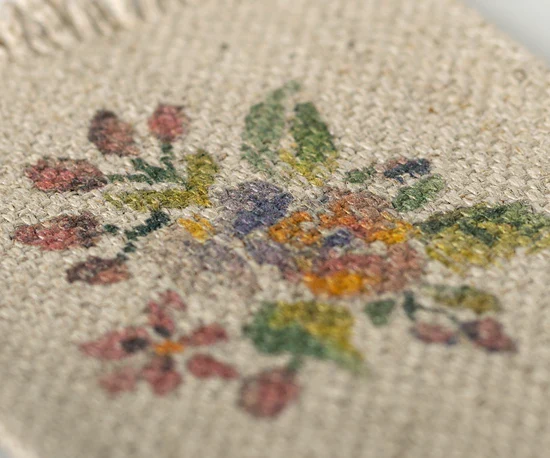 Teppich klein mit Blumen Maileg Maus