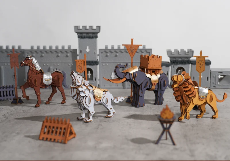 Robotime Warrior Lion TWA03