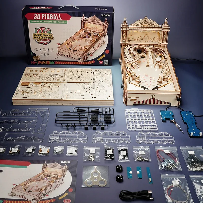Robotime 3D Pinball Machine EG01