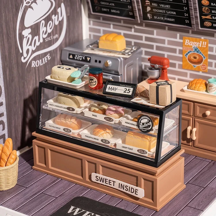 Robotime Golden Wheat Bakery DW005