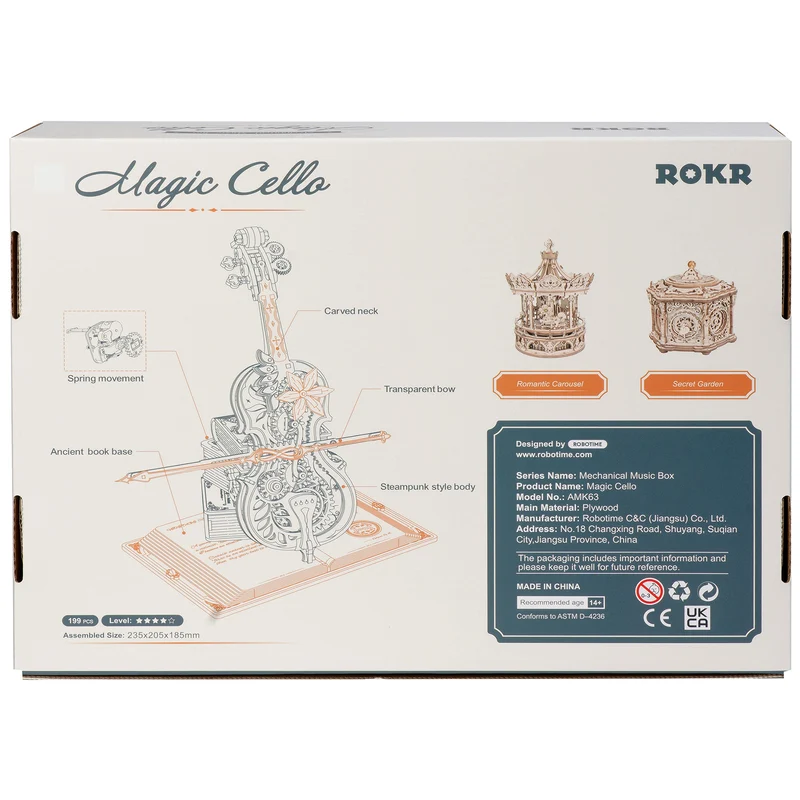 Robotime Magic Cello AMK63