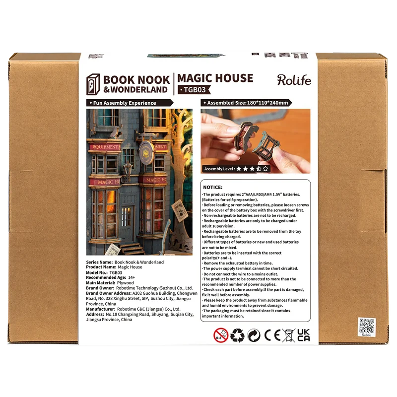 Robotime Book Nook Magic House TGB03