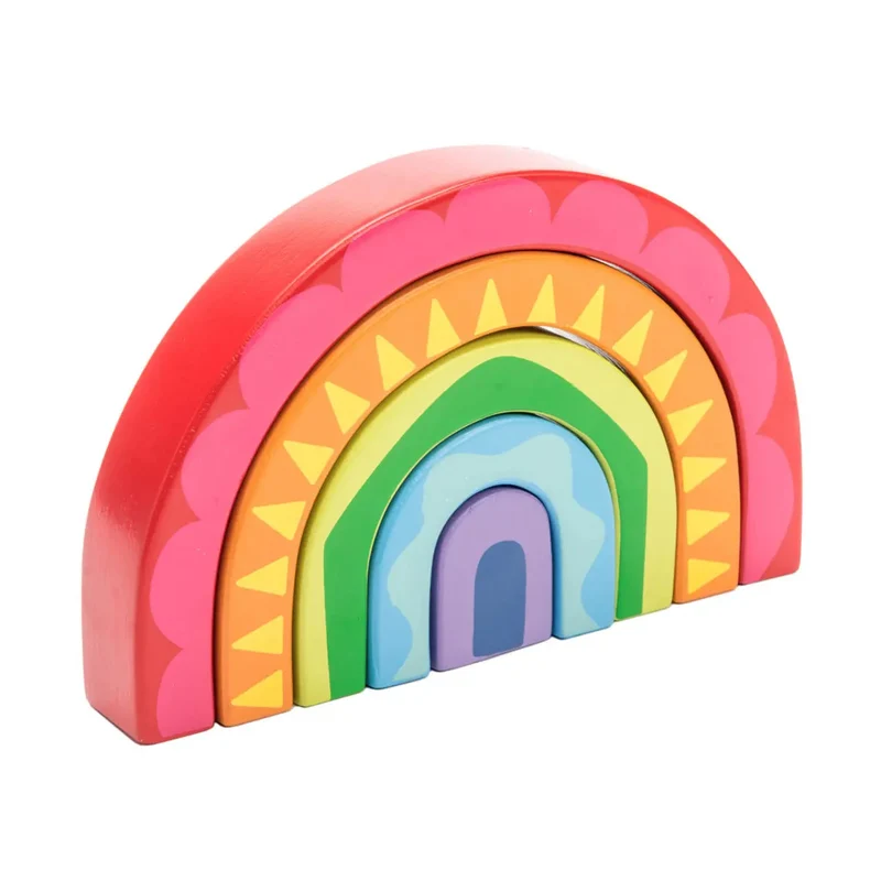 Regenbogentunnel Bauspiel