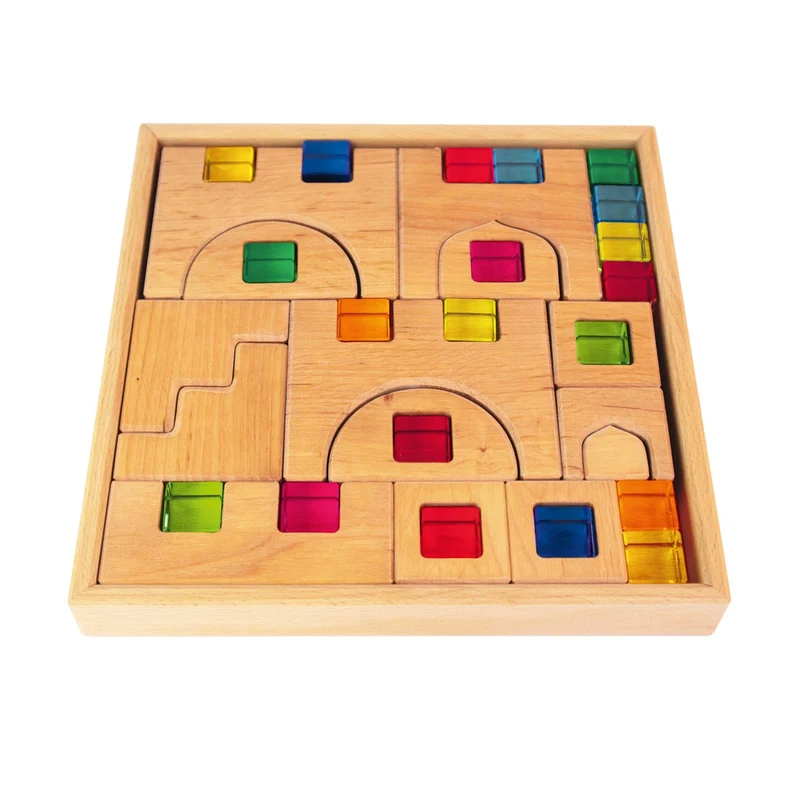 Bauspiel 0108 Lichtbauschloss, 34 Teile