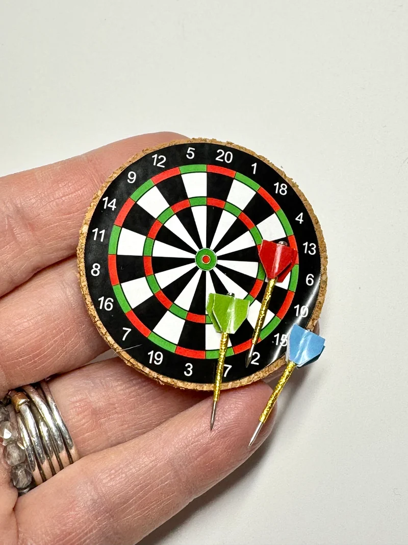 Dartscheibe Miniatur