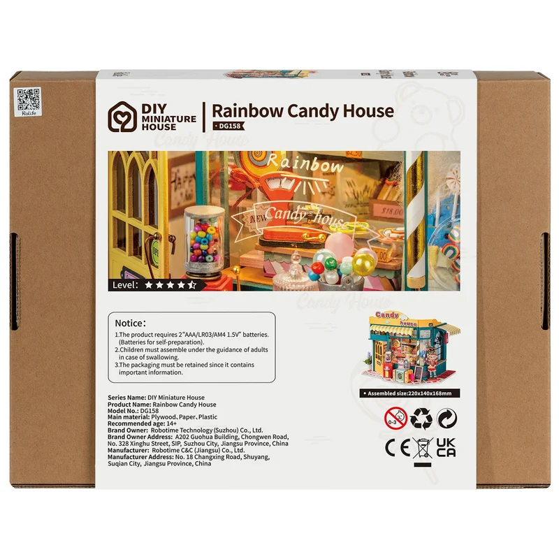 Robotime Rainbow Candy House DG158