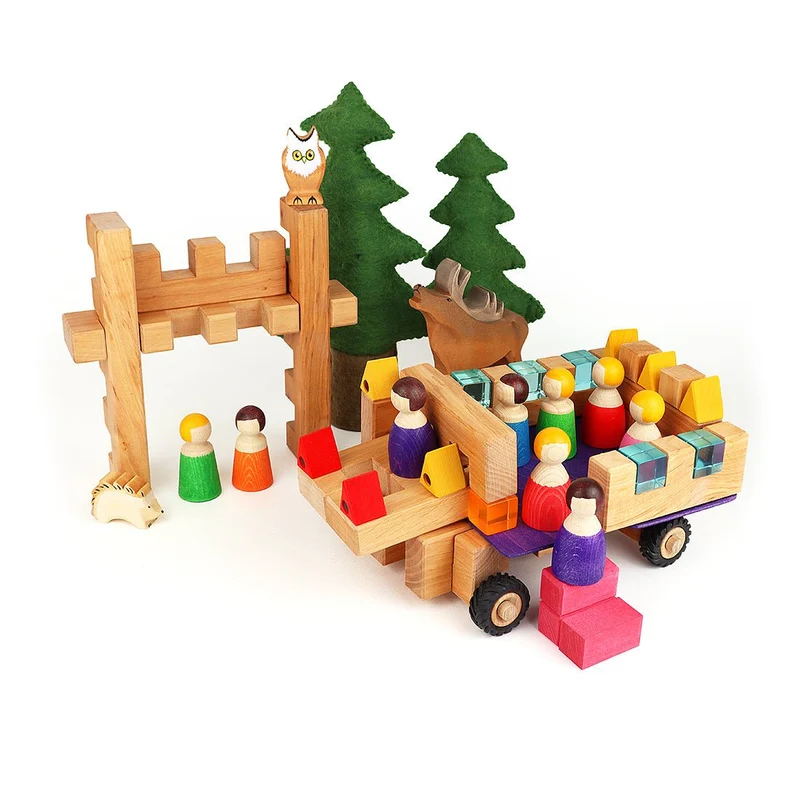 Bauspiel 0282 Räderbauset L, 30 Teile