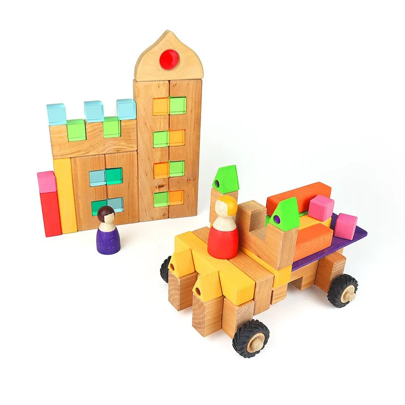Bauspiel 0282 Räderbauset L, 30 Teile