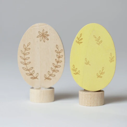 Grimms 03063 Steckfiguren Osterei Duo Ornament