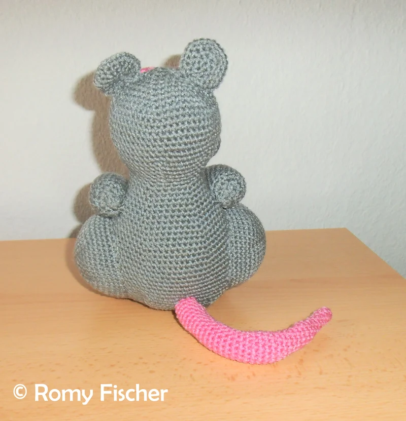 Renate, die verfressene Ratte Häkelanleitung