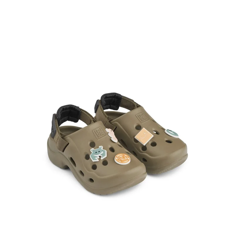 Sandalen inkl. Charms "Milas Sandals" - khaki/black