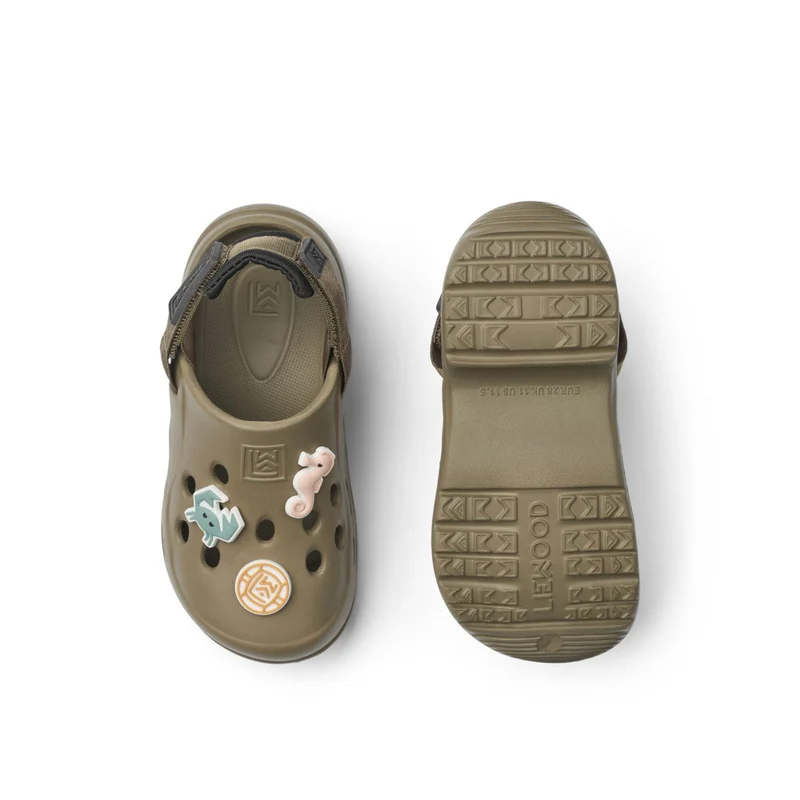 Sandalen inkl. Charms "Milas Sandals" - khaki/black