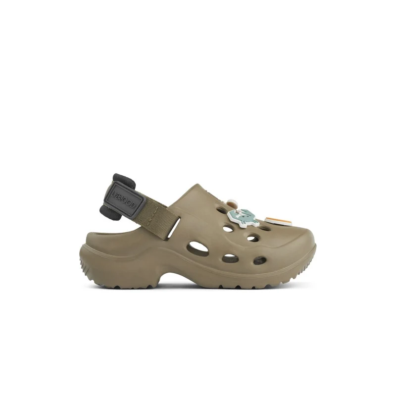 Sandalen inkl. Charms "Milas Sandals" - khaki/black