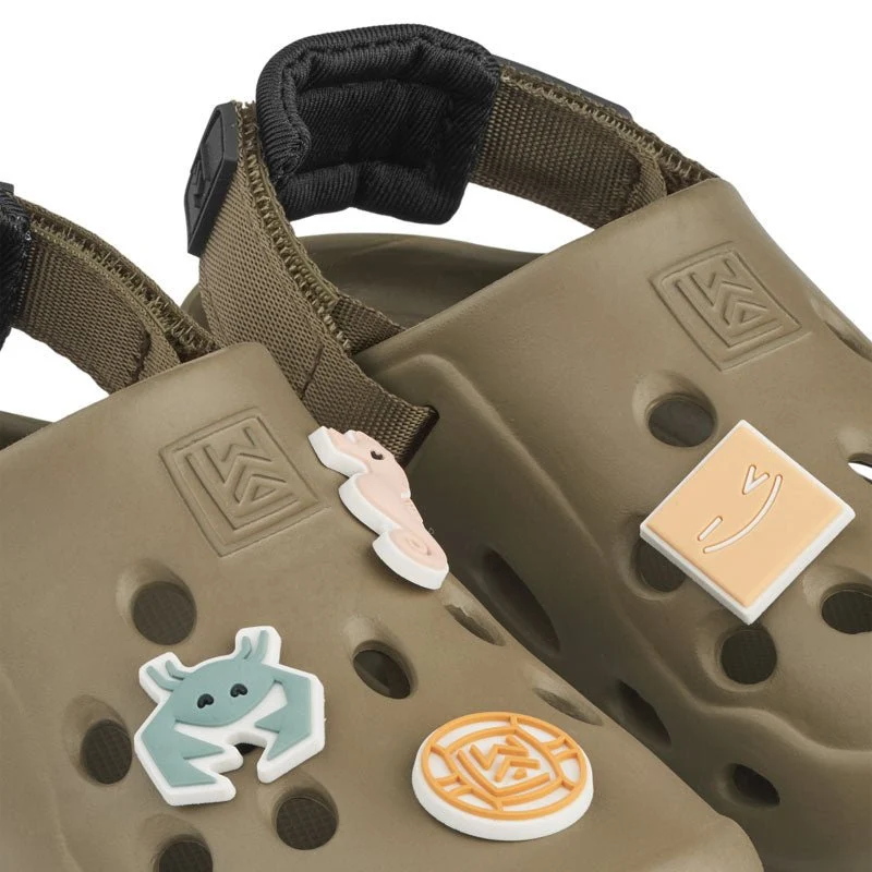 Sandalen inkl. Charms "Milas Sandals" - khaki/black