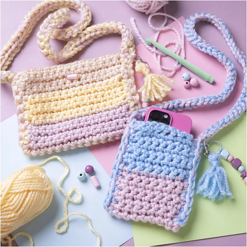 Starter Kreativ Set Häkeln – Stylische Taschen selber häkeln