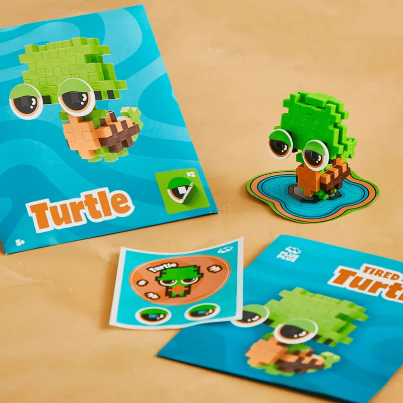 Plus-Plus Kreativ Bausteine Haustiere - Schildkröte