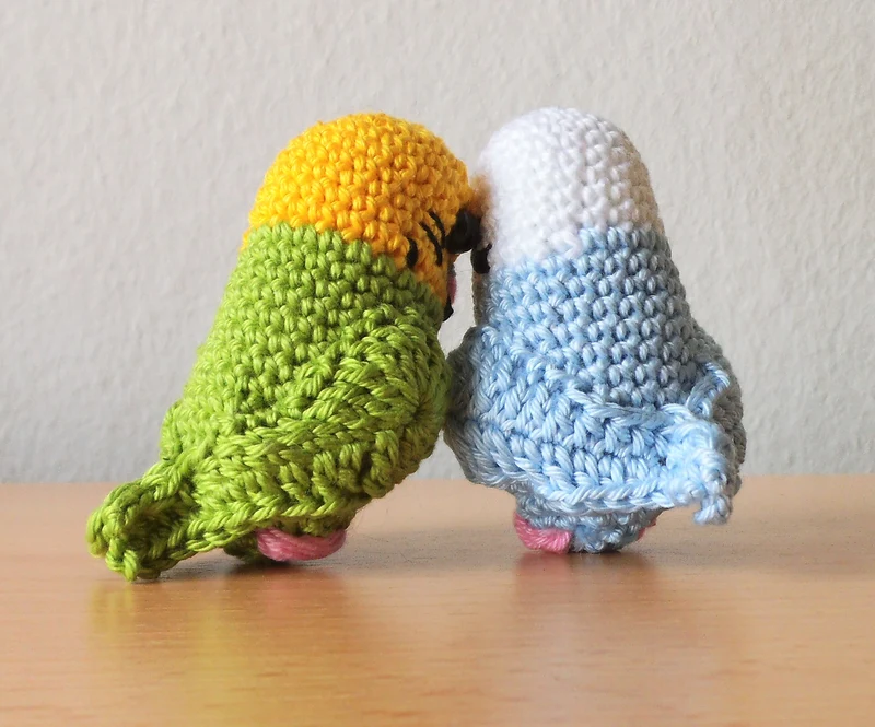 SMALL BUDGIES Crochet Pattern