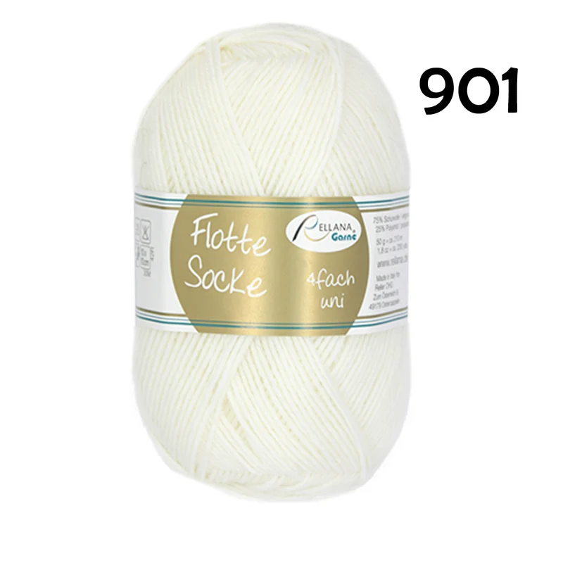 Flotte Socke uni 4f von Rellana