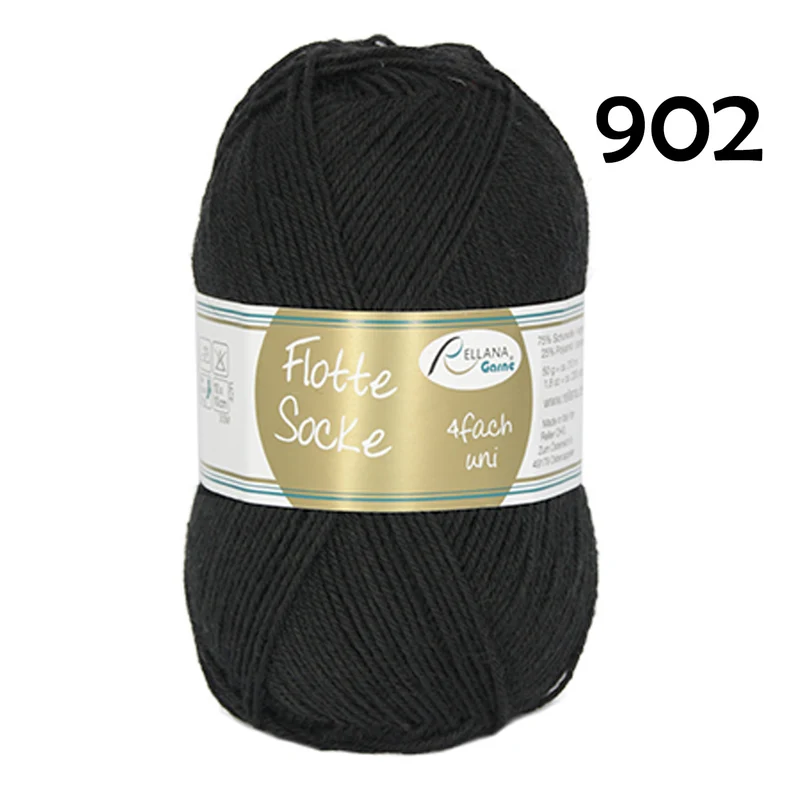 Flotte Socke uni 4f von Rellana