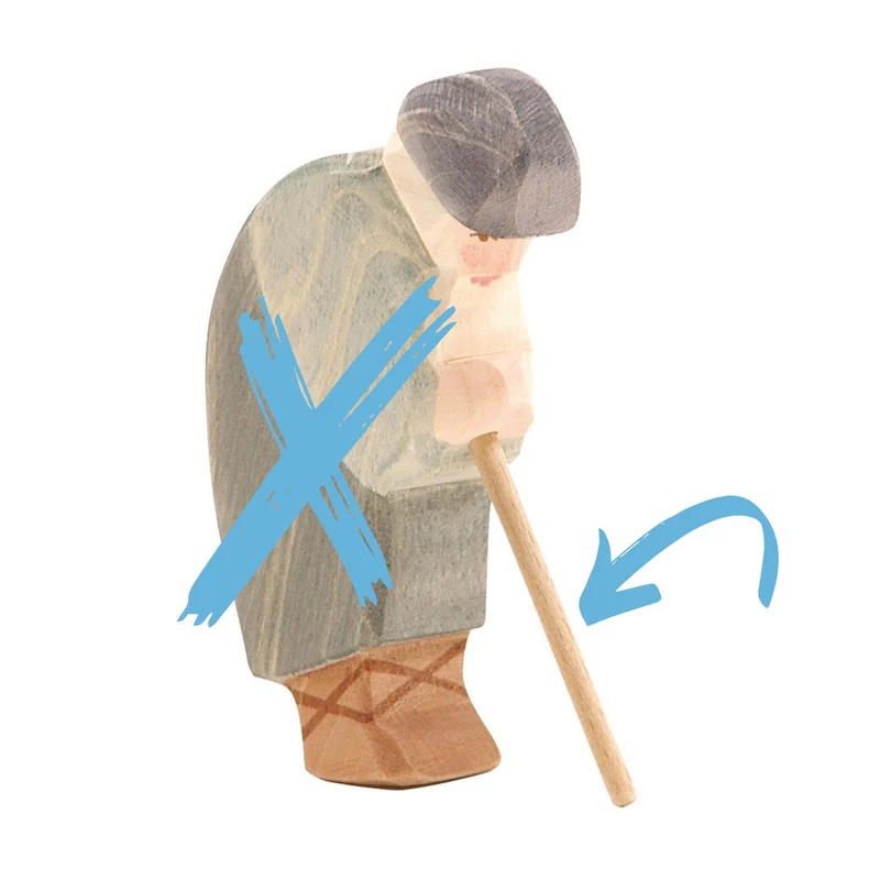 Ostheimer 405042 Stab für Hirte gebeugt
