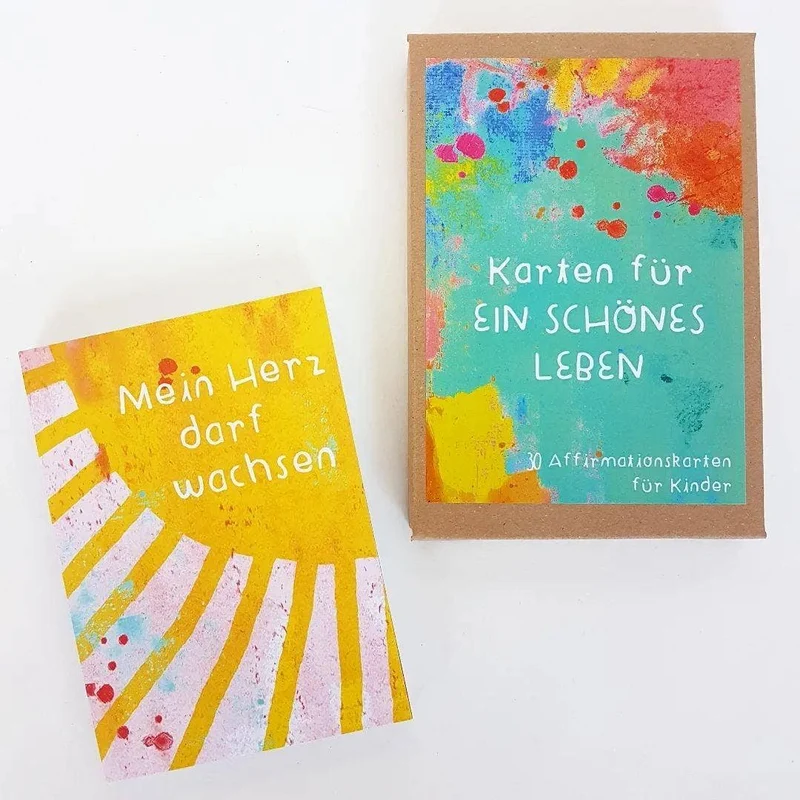 Affirmationskarten Set für Kinder - "Karten für ein schönes Leben"