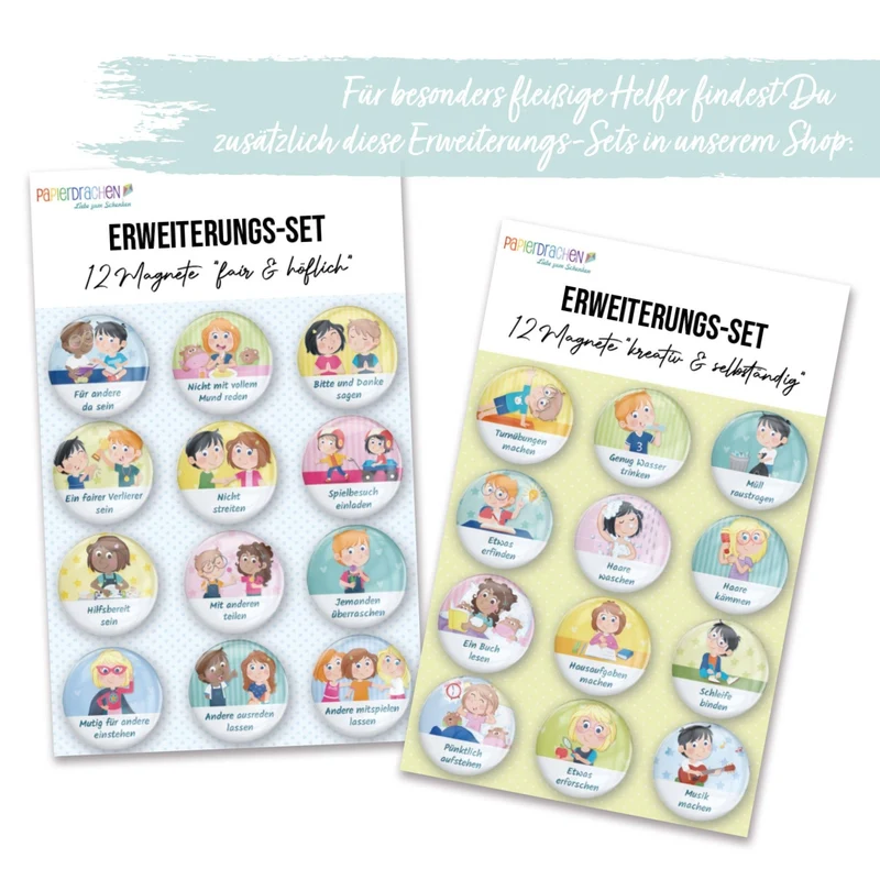 Magnet-Erweiterungs-Set "Kleine Helfer"