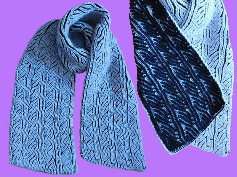 Schal BIJOU Strickanleitung