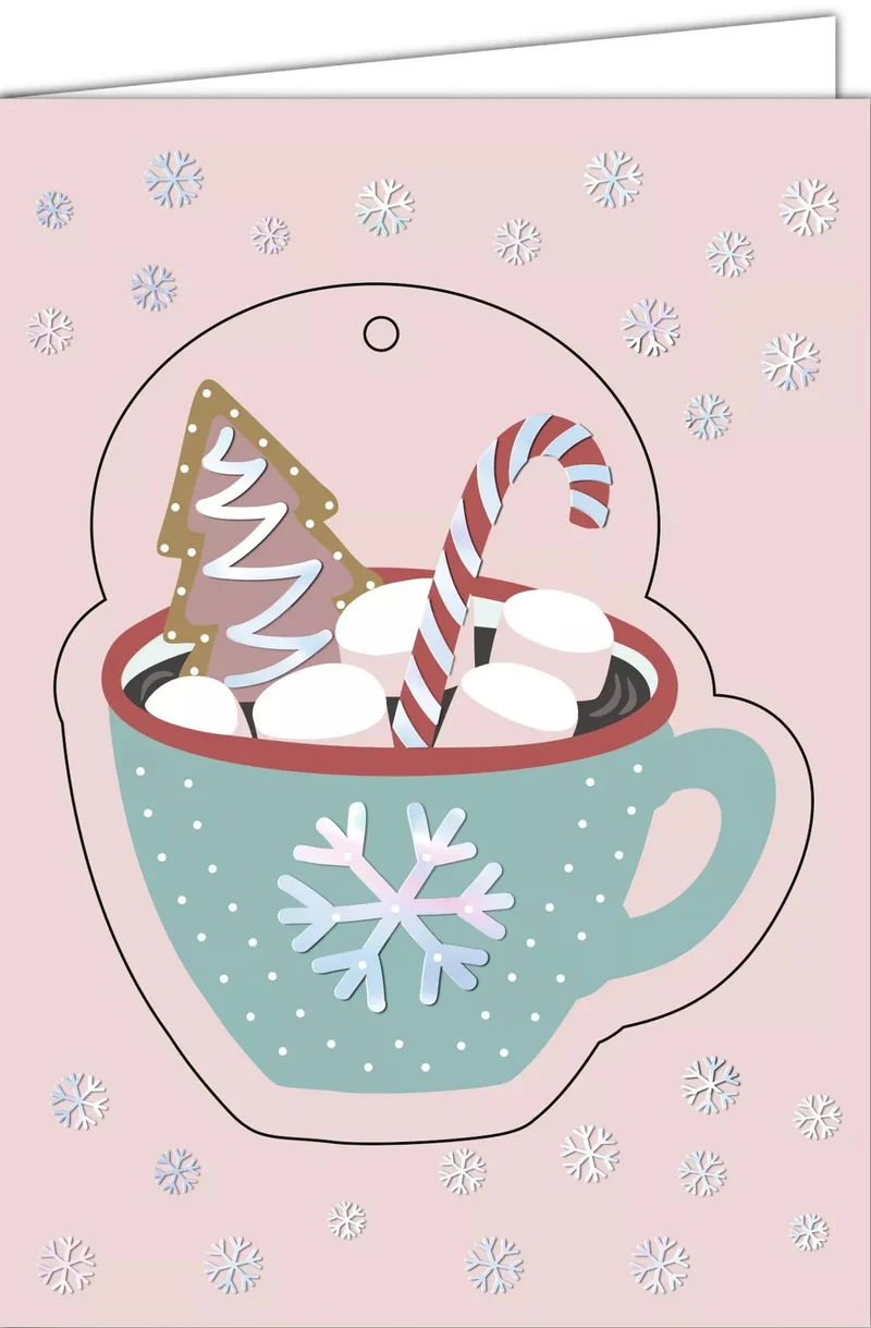 8 Stickkarten inkl. Umschläge - Weihnachten