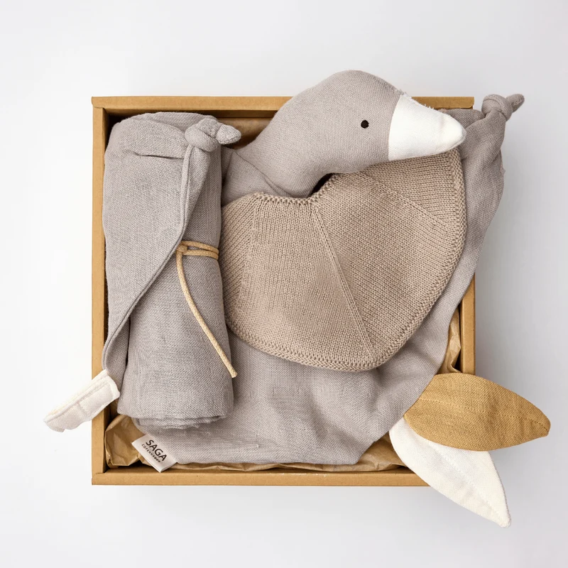 Baby-Geschenkbox - "Tiny Paws" - Nachhaltig & Bio