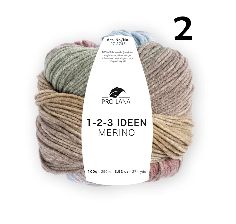 1-2-3 Ideen Merino von Pro Lana