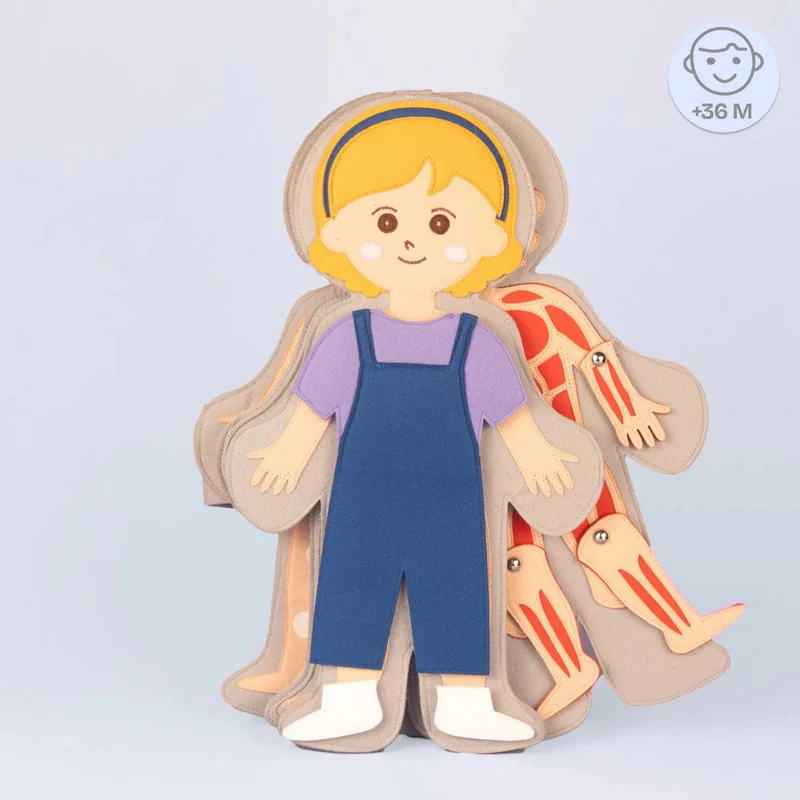 Jolly Designs Travel Buddy Mein Körper - Mädchen