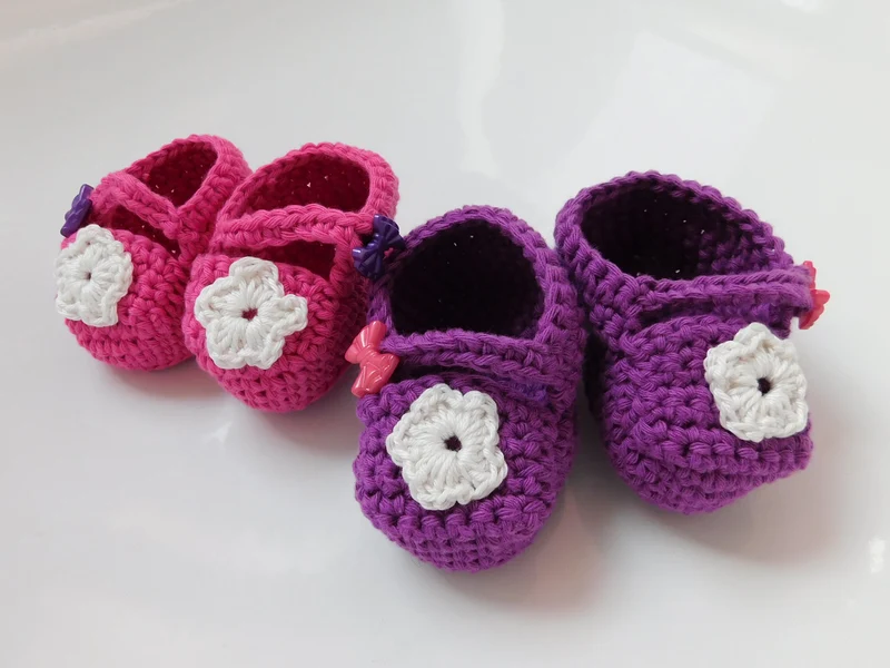 Baby Ballerinas Häkelanleitung