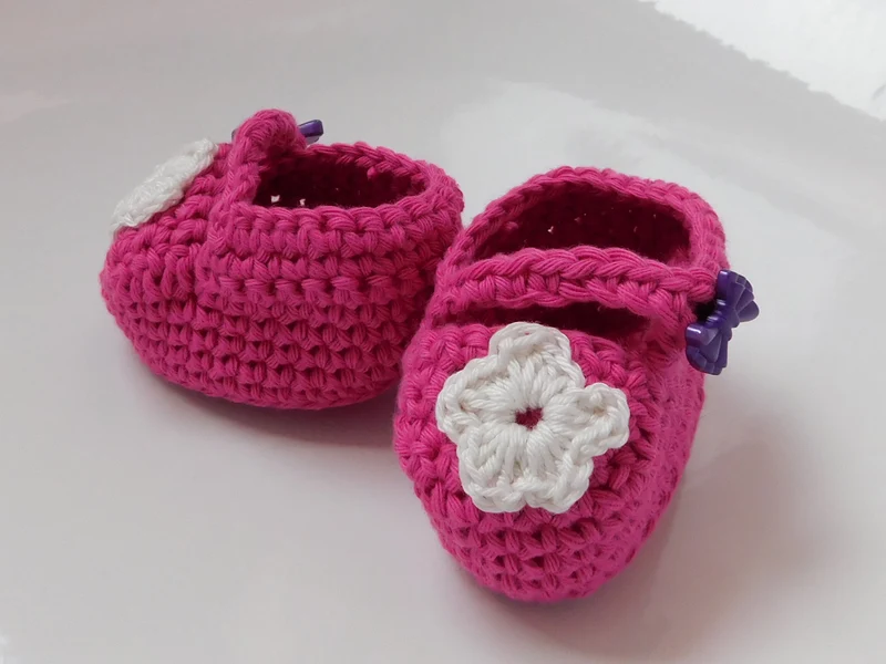 Baby Ballerinas Häkelanleitung