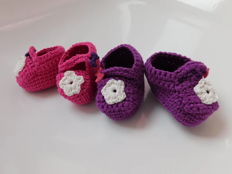 Baby Ballerinas Häkelanleitung