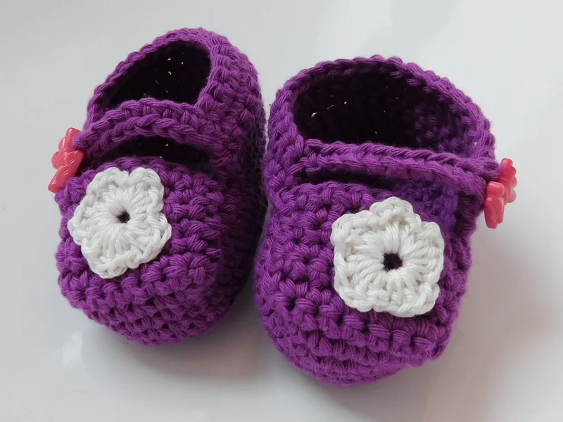 Baby Ballerinas Häkelanleitung
