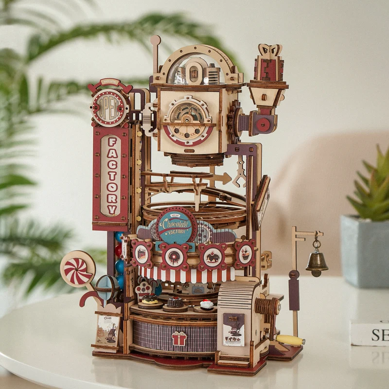 Robotime Chocolate Factory Marble Run LGA02